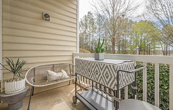 Large balcony and patio